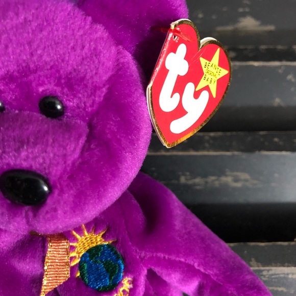 TY BEANIE BABIES “MILLENNIUM” 2000 Millenium Bear - Picture 5 of 6